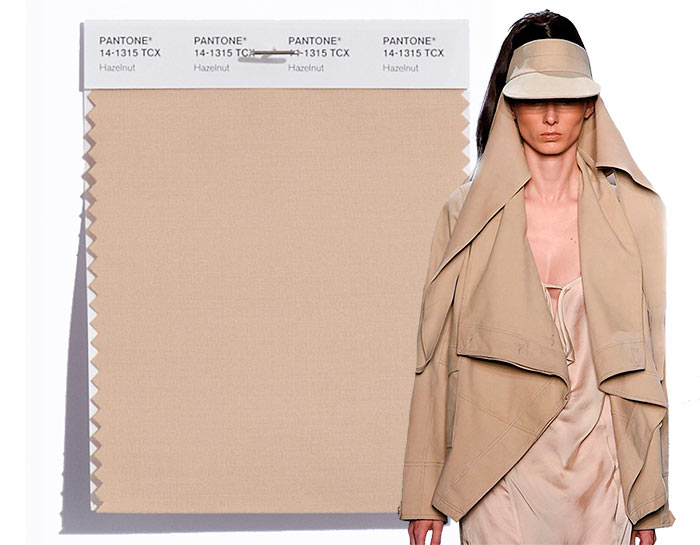 Tendenze moda primavera/estate 2017: i colori secondo Pantone Hazelnut 14-1315