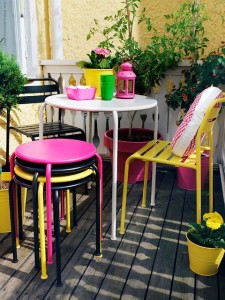 Idee colorate per il tuo balcone