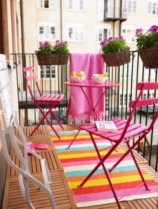 Idee colorate per il tuo balcone
