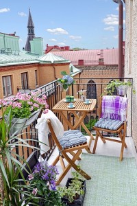 Idee colorate per il tuo balcone