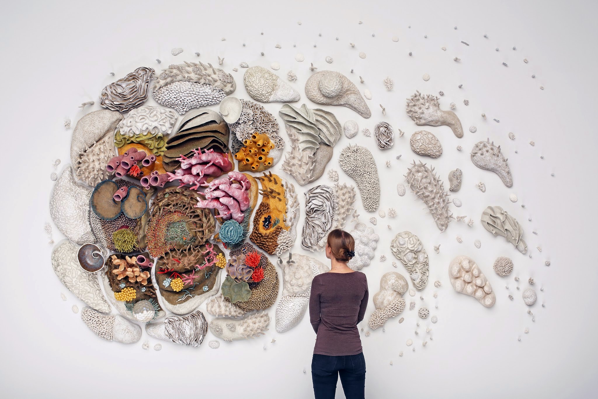 Le barriere coralline in ceramica di Courtney Mattison